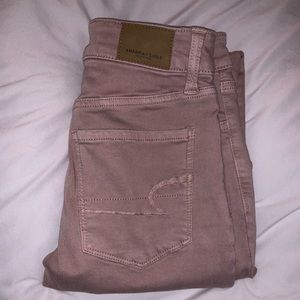 HI-RISE Super Stretch AE Light Pink Jeggings